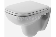 Duravit D-CODE, závesné WC Compact 35x48cm, hlboké splachovanie, 22110900002