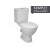 Jika LYRA PLUS WC-kombi stojace, šikmý odpad, spodné napúšťanie,vr.nádržky