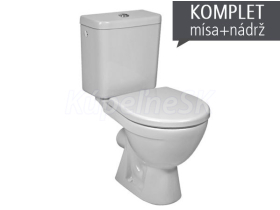 Jika LYRA PLUS WC-kombi stojace, vodorovný odpad,bočné napúšťanie,vr.nádržky