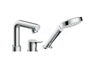 Hansgrohe 72417000 TALIS S trojotvorová vaňová batéria, chróm