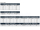 Ronal Top-Line TOPK Skladacie dvere 800x1900 Biela/Durlux