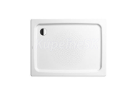 Kaldewei Obdĺž. vanička DUSCHPLAN 421-2, 120x100x6,5 cm,antislip,Polys.nosič,Alpská Biela
