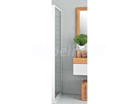 Roth LLBD pevná bočná stena 90x190, Brillant/Transparent