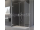 SanSwiss PURmax PU31PD 1-krídlové dvere s pev. stenu+vyr.profil,100x200,Pravé,Chróm/Línia
