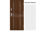 ERKADO HERSE LUX SET vchodové bytové dvere Plné Intarzie Premium Kôra Biela+Zárubňa