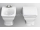 Artceram CIVITAS Závesný bidet 36x54cm biela