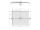 Polysan MIRAI vanička z liateho mramoru, obdĺžnik 110x90x1,8cm, ľavá, biela