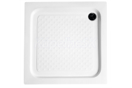 Aqualine Sprchová samonosná vanička akrylátová, štvorec 80x80x15cm