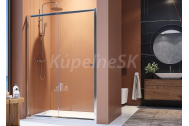 Aquatek FAMILY B2 Sprchové dvere do niky 125x190cm, posuvné, chróm, sklo grape