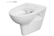 Cersanit PARVA WC misa závesná CleanOn, horizontálny odpad,bez sedadla, Biela K27-061