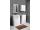 Aqualine SIMPLEX ECO závesná skrinka 50x60x24cm biela