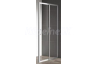 SAMTEK sprchové dvere QUIDO posuvné 100x185,Univerz,rám lesklý Al,sklo 6mm číre SANS-PORE