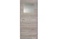 Doornite CPL-Deluxe laminátové interiérové dvere 1/3 SKLO, Bardolino Horizont