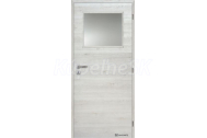 Doornite CPL-Deluxe laminátové interiérové dvere 1/3 SKLO, Borovica Fínska Horizont