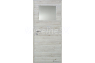 Doornite CPL-Deluxe laminátové interiérové dvere 1/3 SKLO, Borovica Švédska Horizont