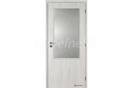 Doornite CPL-Deluxe laminátové interiérové dvere 2/3 SKLO, Brest Biely