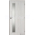 Doornite CPL-Deluxe laminátové interiérové dvere VERTIKA SKLO, Brest Biely