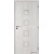Doornite CPL-Deluxe laminátové interiérové dvere QUADRA 1 SKLO, Brest Biely