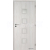 Doornite CPL-Deluxe laminátové interiérové dvere QUADRA 1 SKLO, Brest Biely