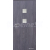 Doornite CPL-Deluxe laminátové interiérové dvere QUADRA 2 SKLO, Fleewood Lávovošedý