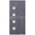 Doornite CPL-Deluxe laminátové interiérové dvere GIGA SKLO, Fleewood Lávovošedý