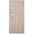 Doornite CPL-Deluxe laminátové interiérové dvere GIGA 2 SKLO, Fleewood Šampanský