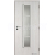 Doornite CPL-Deluxe laminátové interiérové dvere AXIS SKLO, Brest Biely