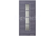 Doornite CPL-Deluxe laminátové interiérové dvere AXIS SKLO, Fleewood Lávovošedý Horizont