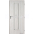 Doornite CPL-Deluxe laminátové interiérové dvere STRIPE PLNÉ, Brest Biely