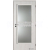 Doornite CPL-Deluxe laminátové interiérové dvere PANORAMA SKLO, Brest Biely, DTD