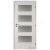 Doornite CPL-Deluxe laminátové interiérové dvere DOMINANT SKLO, Brest Biely, DTD