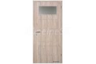 Doornite CPL-Deluxe laminátové interiérové dvere DOMINANT 1 SKLO, Fleewood Šampanský, DTD