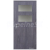 Doornite CPL-Deluxe laminátové interiérové dvere DOMINANT 2 SKLO, Fleewood Lávovošedý, DTD