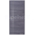 Doornite CPL-Deluxe laminátové interiérové dvere ALU II, Fleewood Lávovošedý Horiz, DTD