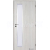 Doornite CPL-Deluxe laminátové interiérové dvere ALU VERTIKA SKLO, Brest Biely, DTD