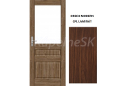 ImperioDoor interiérové rámové dvere ELEGANT1, Sklo, CPL Laminát Orech Modern