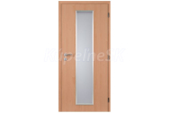 Doornite CPL laminátové ALU LINEA Buk interiérové dvere, DTD
