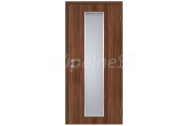 Doornite CPL laminátové ALU LINEA Orech interiérové dvere, DTD