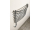 Aqualine Elektrický sušiak uterákov, 570x465 mm, 72 W, šedý hliník - metalíza (RAL9007)