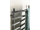 Aqualine Elektrický sušiak uterákov, 570x465 mm, 72 W, šedý hliník - metalíza (RAL9007)