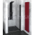 Polysan ZOOM LINE BLACK sprchové dvere do niky 90x190 cm Číre/Čierna Lietacie dv. ZL1290B
