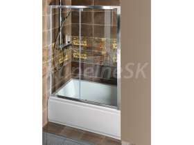 Polysan DEEP sprchové dvere posuvné 1400x1500mm, číre sklo