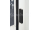 Polysan ZOOM LINE BLACK sprchové dvere do niky 80x190 cm Číre/Čierna Lietacie dv. ZL1280B