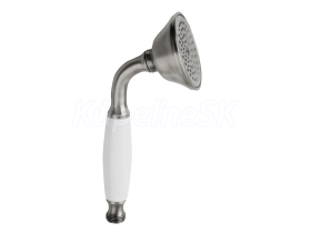 Sapho EPOCA Ručná sprcha, 220mm, brúsený nikel-biela
