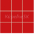 Rako COLOR TWO GAA0K459 mozaika 9,7x9,7 Červená 9,7x9,7x0,6cm, 1.tr. matný