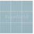 Rako COLOR TWO GRS0K603 mozaika 9,7x9,7 SvetloModrá 9,7x9,7x0,6cm,R10B,1.tr. matný