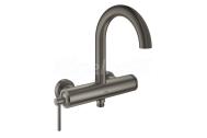 GROHE 32652AL3 ATRIO 150 Vaňová batéria nástenná, kartáč. Grafit