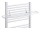 Sapho Sušiak uterákov na vykurovacie telesá 214x600mm, chróm