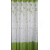 Aqualine Záves 180x180cm, 100% polyester, biela/zelená