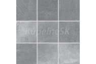 Rako DAK12742 REBEL dlažba Tmavo Šedá 9,8x9,8x1cm matná, rektifikovaná, mrazuvzdorná, R9